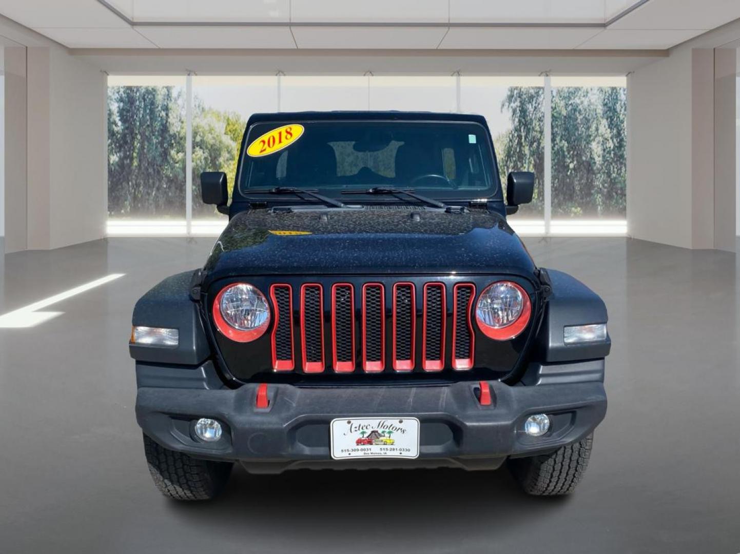 2018 BLACK JEEP WRANGLER UNLIMI SPORT (1C4HJXDG3JW) with an 3.6L engine, Automatic transmission, located at 908 SE 14th Street, Des Moines, IA, 50317, (515) 281-0330, 41.580303, -93.597046 - Photo#6