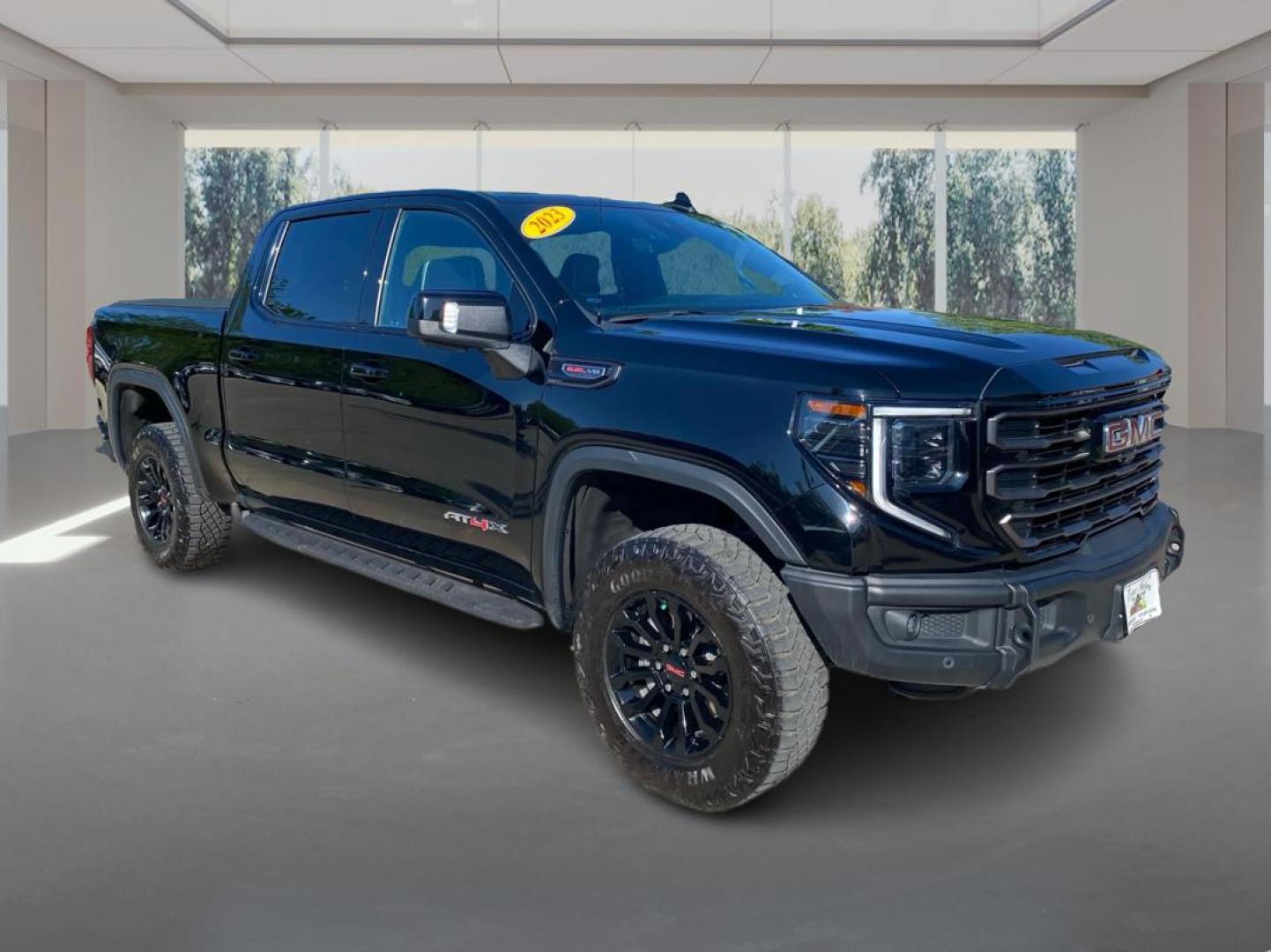 2023 BLACK GMC SIERRA 1500 AT4X (3GTUUFEL0PG) with an 6.2L engine, Automatic transmission, located at 908 SE 14th Street, Des Moines, IA, 50317, (515) 281-0330, 41.580303, -93.597046 - Photo#0