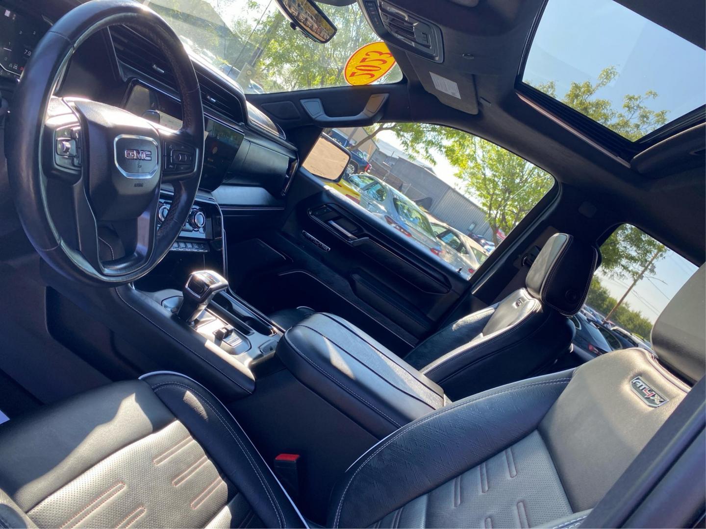 2023 BLACK GMC SIERRA 1500 AT4X (3GTUUFEL0PG) with an 6.2L engine, Automatic transmission, located at 908 SE 14th Street, Des Moines, IA, 50317, (515) 281-0330, 41.580303, -93.597046 - Photo#17
