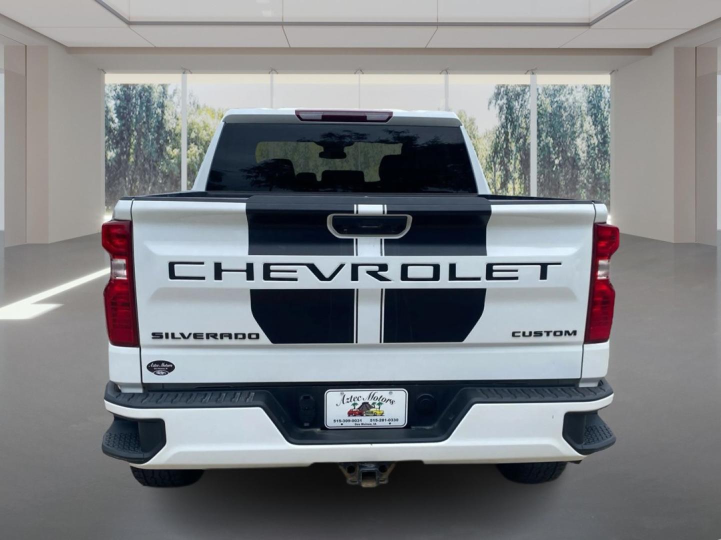 2022 WHITE CHEVROLET SILVERADO 1500 CUSTOM (1GCPDBEK4NZ) with an 2.7L engine, Automatic transmission, located at 908 SE 14th Street, Des Moines, IA, 50317, (515) 281-0330, 41.580303, -93.597046- Photo#3