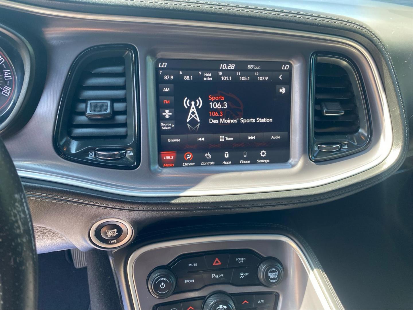 2020 BLACK DODGE CHALLENGER SXT (2C3CDZGGXLH) with an 3.6L engine, Automatic transmission, located at 908 SE 14th Street, Des Moines, IA, 50317, (515) 281-0330, 41.580303, -93.597046 - Photo#13