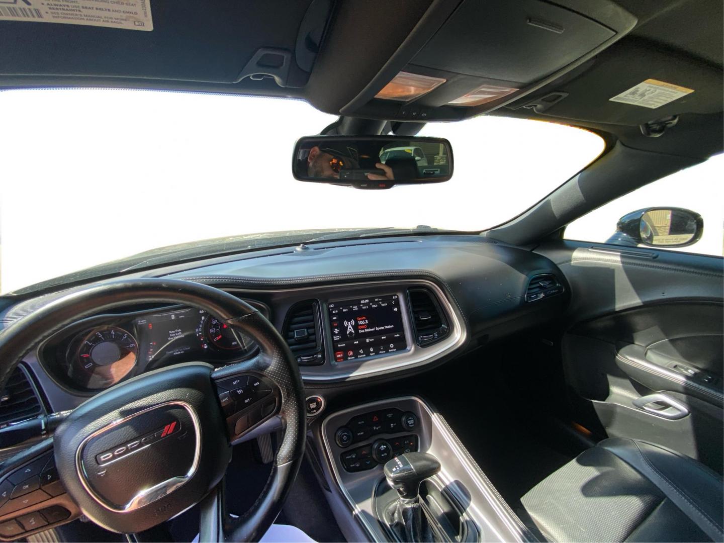 2020 BLACK DODGE CHALLENGER SXT (2C3CDZGGXLH) with an 3.6L engine, Automatic transmission, located at 908 SE 14th Street, Des Moines, IA, 50317, (515) 281-0330, 41.580303, -93.597046 - Photo#22