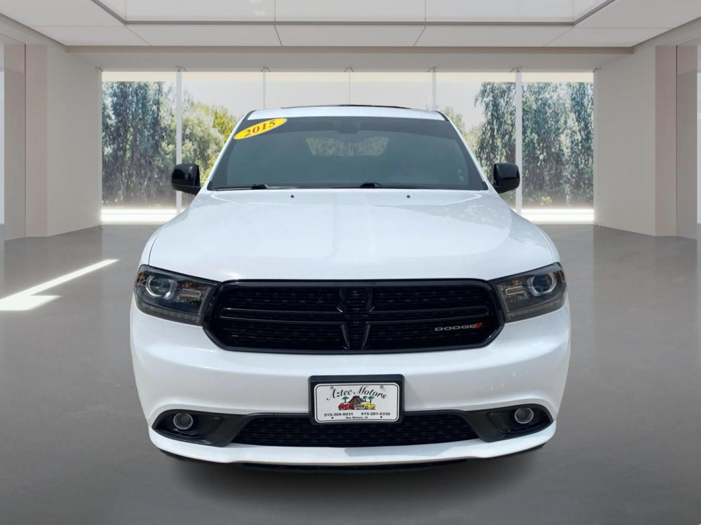 2015 WHITE DODGE DURANGO SXT (1C4RDJAG3FC) with an 3.6L engine, Automatic transmission, located at 908 SE 14th Street, Des Moines, IA, 50317, (515) 281-0330, 41.580303, -93.597046- Photo#6