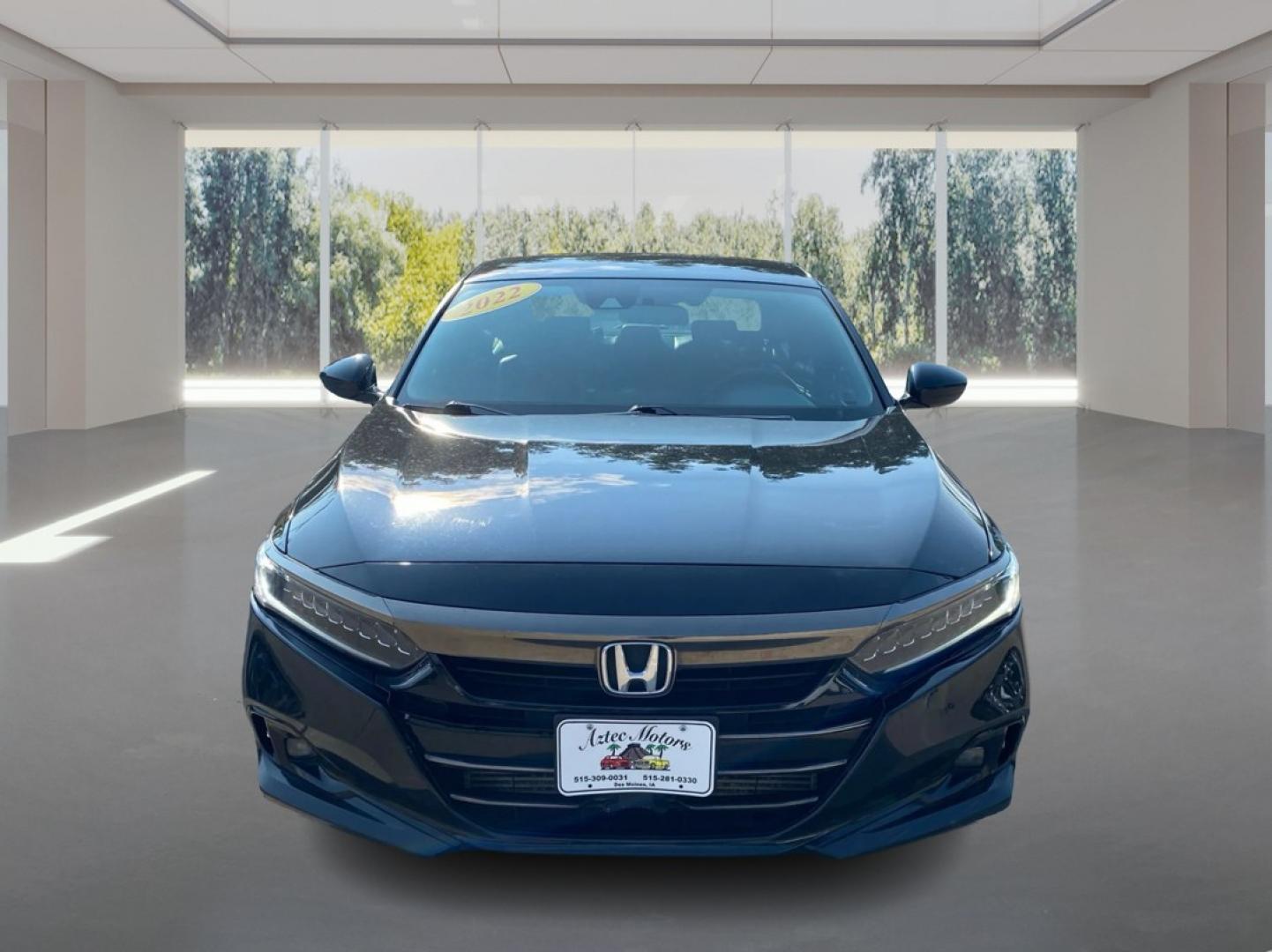 2022 BLACK HONDA ACCORD SPORT (1HGCV1F31NA) with an 1.5L engine, Automatic transmission, located at 908 SE 14th Street, Des Moines, IA, 50317, (515) 281-0330, 41.580303, -93.597046- Photo#6