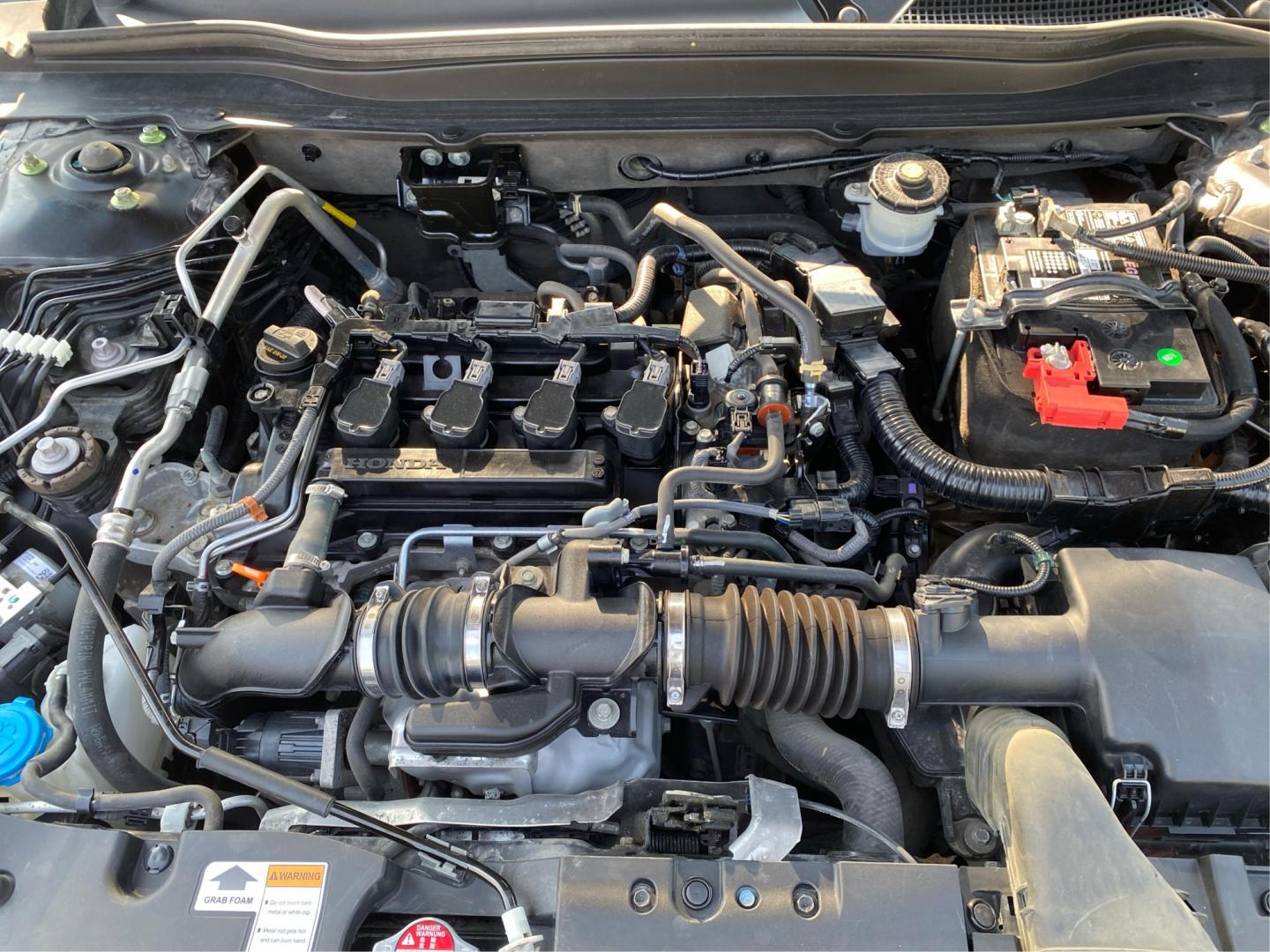 2022 BLACK HONDA ACCORD SPORT (1HGCV1F31NA) with an 1.5L engine, Automatic transmission, located at 908 SE 14th Street, Des Moines, IA, 50317, (515) 281-0330, 41.580303, -93.597046- Photo#10