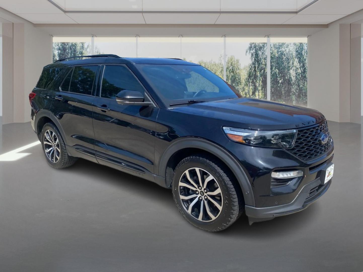 2020 BLACK FORD EXPLORER ST (1FM5K8GC2LG) with an 3.0L engine, Automatic transmission, located at 908 SE 14th Street, Des Moines, IA, 50317, (515) 281-0330, 41.580303, -93.597046- Photo#0