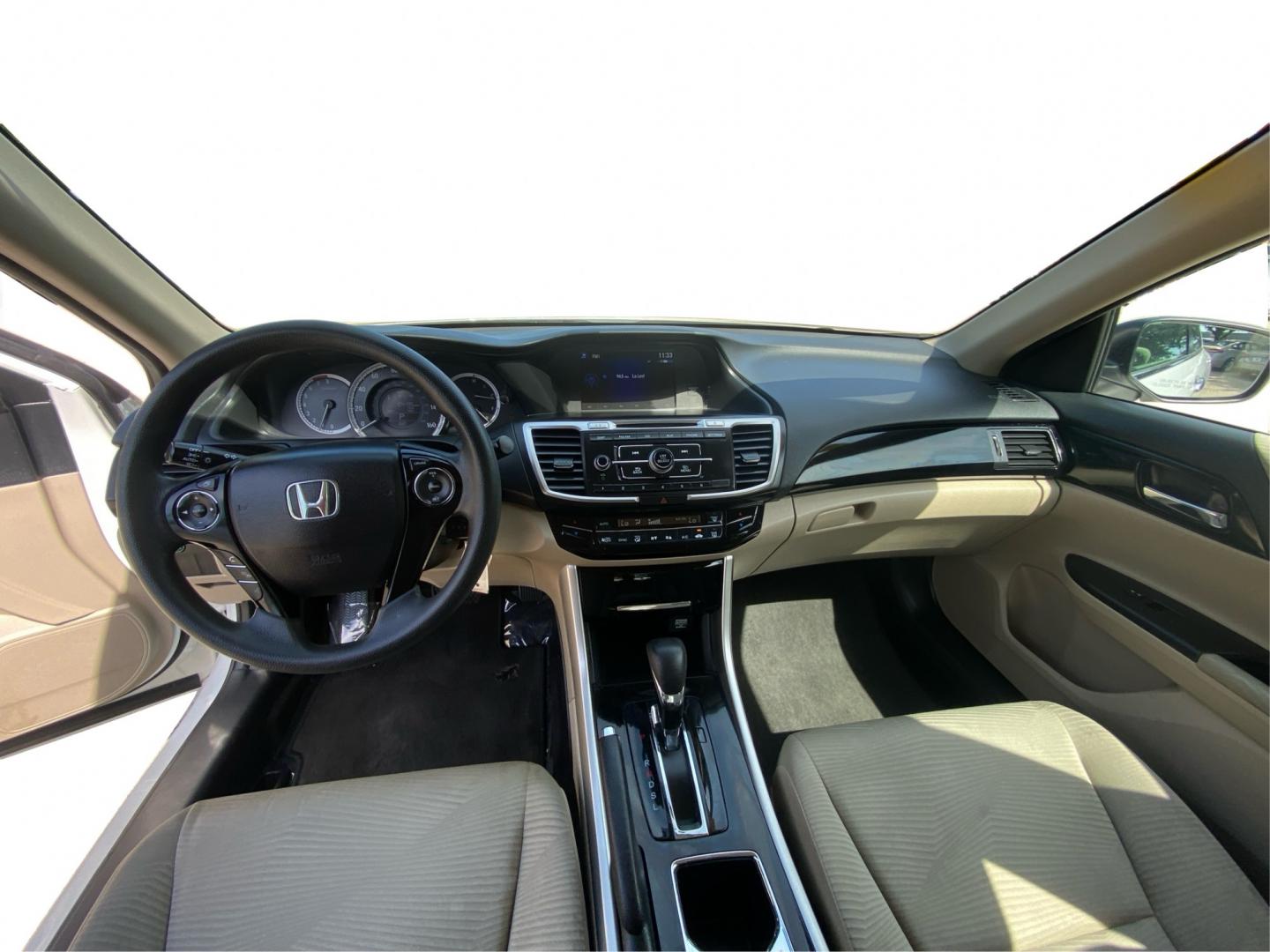 2017 WHITE HONDA ACCORD LX (1HGCR2F31HA) with an 2.4L engine, Continuously Variable transmission, located at 908 SE 14th Street, Des Moines, IA, 50317, (515) 281-0330, 41.580303, -93.597046- Photo#21