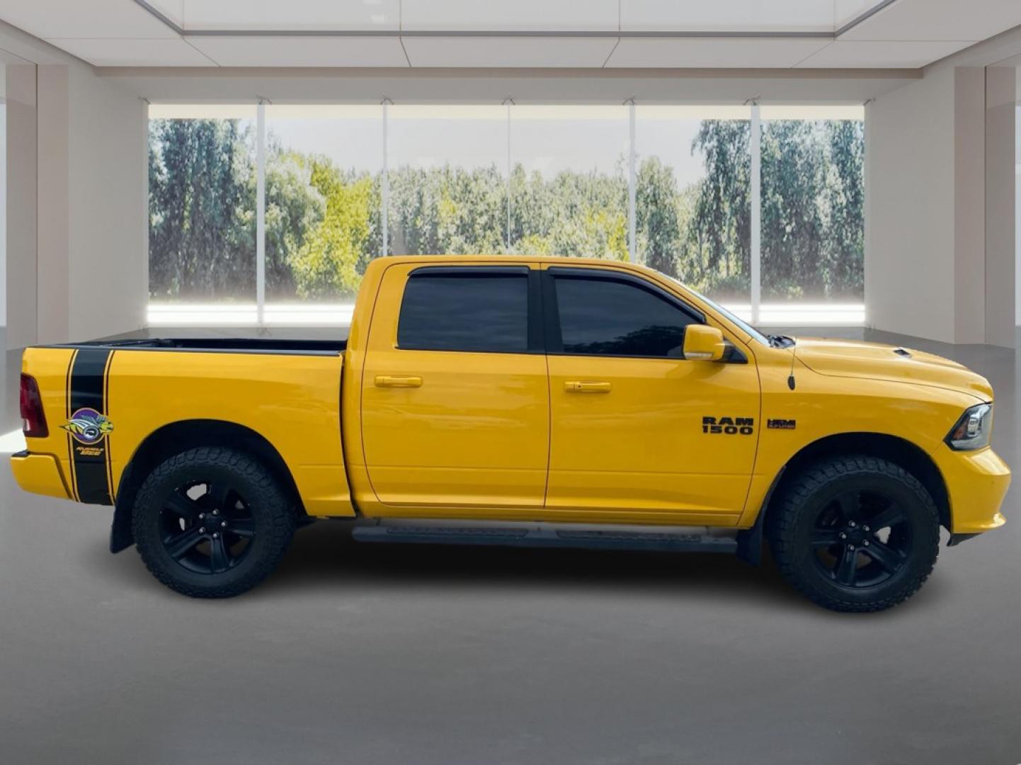 2016 YELLOW RAM 1500 SPORT (1C6RR7MT7GS) with an 5.7L engine, Automatic transmission, located at 908 SE 14th Street, Des Moines, IA, 50317, (515) 281-0330, 41.580303, -93.597046- Photo#1