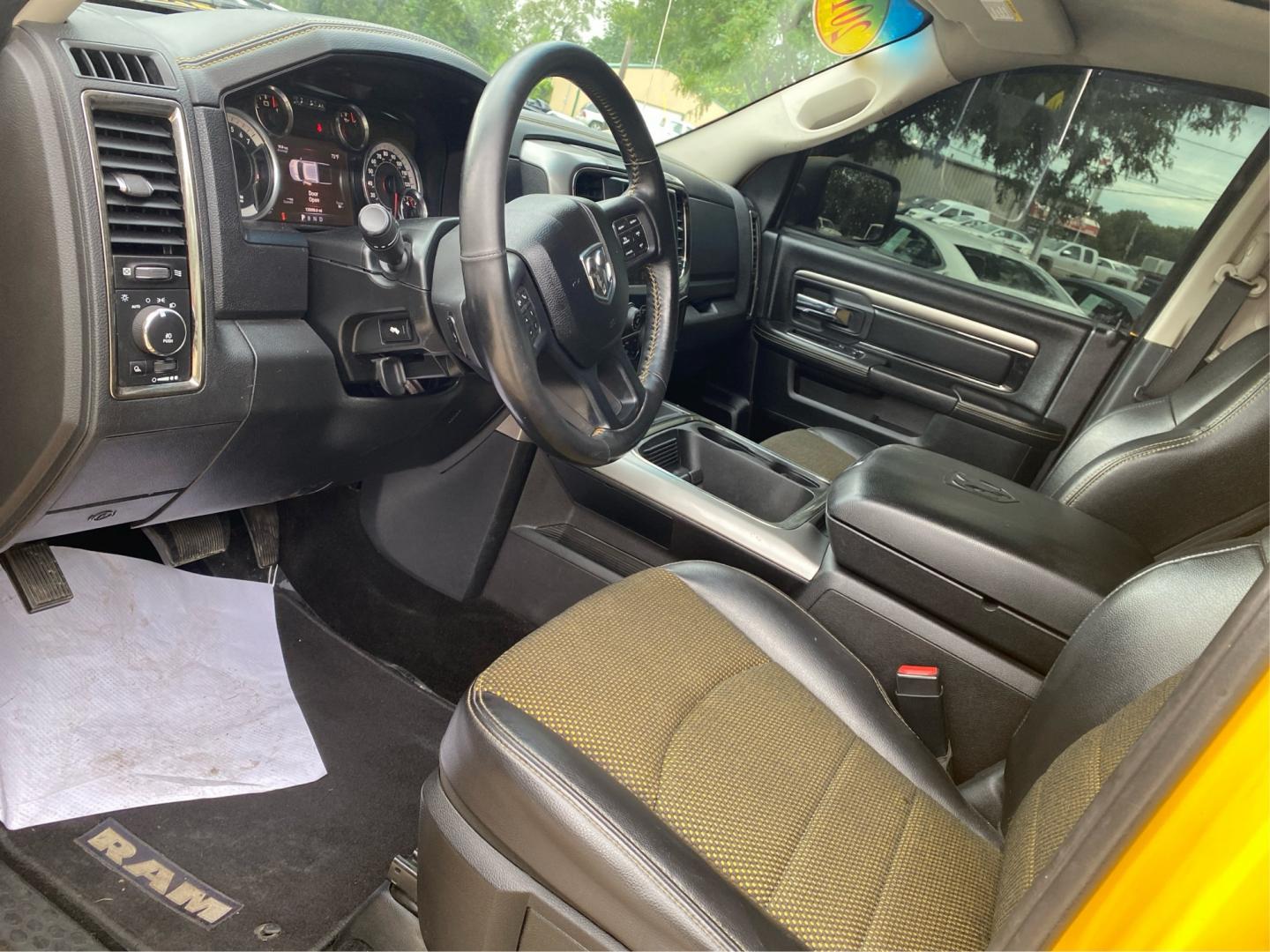 2016 YELLOW RAM 1500 SPORT (1C6RR7MT7GS) with an 5.7L engine, Automatic transmission, located at 908 SE 14th Street, Des Moines, IA, 50317, (515) 281-0330, 41.580303, -93.597046- Photo#8