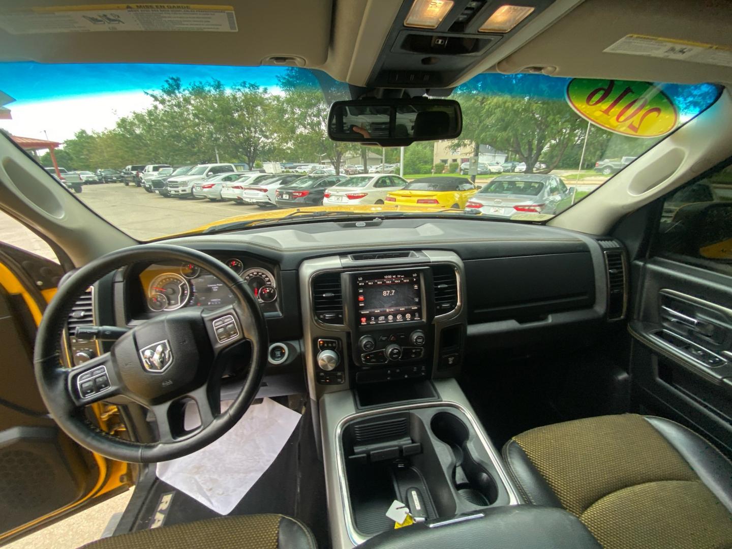 2016 YELLOW RAM 1500 SPORT (1C6RR7MT7GS) with an 5.7L engine, Automatic transmission, located at 908 SE 14th Street, Des Moines, IA, 50317, (515) 281-0330, 41.580303, -93.597046- Photo#20