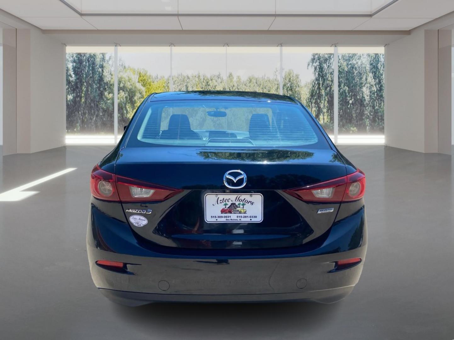 2017 BLACK MAZDA 3 SPORT (3MZBN1U71HM) with an 2.0L engine, Automatic transmission, located at 908 SE 14th Street, Des Moines, IA, 50317, (515) 281-0330, 41.580303, -93.597046- Photo#3