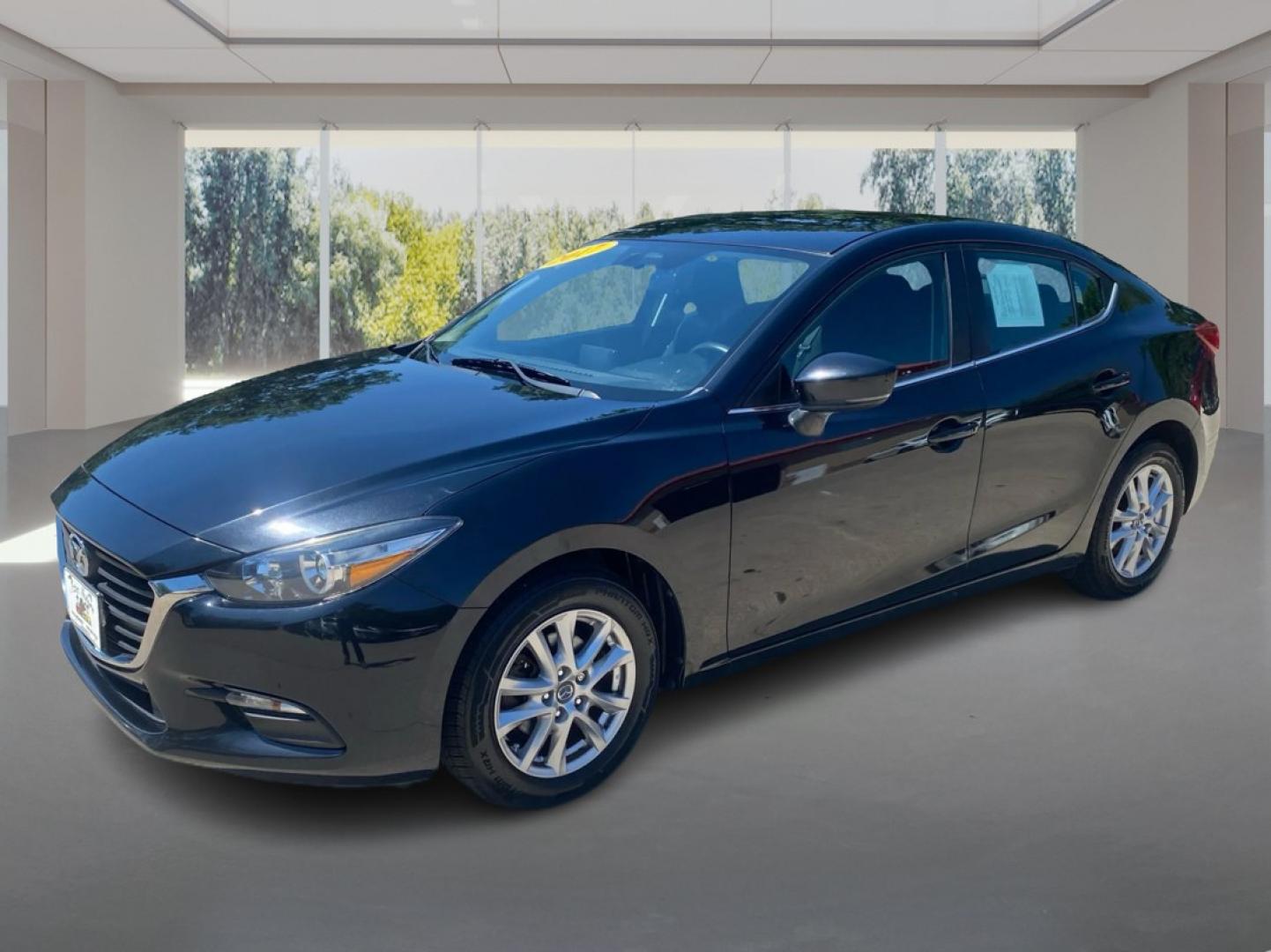 2017 BLACK MAZDA 3 SPORT (3MZBN1U71HM) with an 2.0L engine, Automatic transmission, located at 908 SE 14th Street, Des Moines, IA, 50317, (515) 281-0330, 41.580303, -93.597046- Photo#7