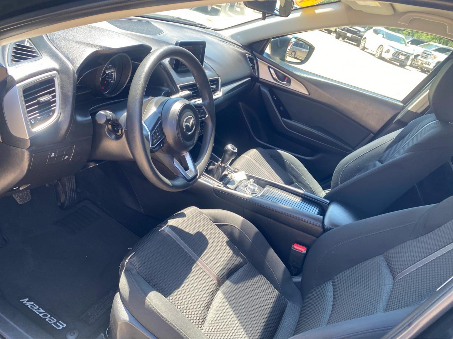 2017 BLACK MAZDA 3 SPORT (3MZBN1U71HM) with an 2.0L engine, Automatic transmission, located at 908 SE 14th Street, Des Moines, IA, 50317, (515) 281-0330, 41.580303, -93.597046- Photo#8