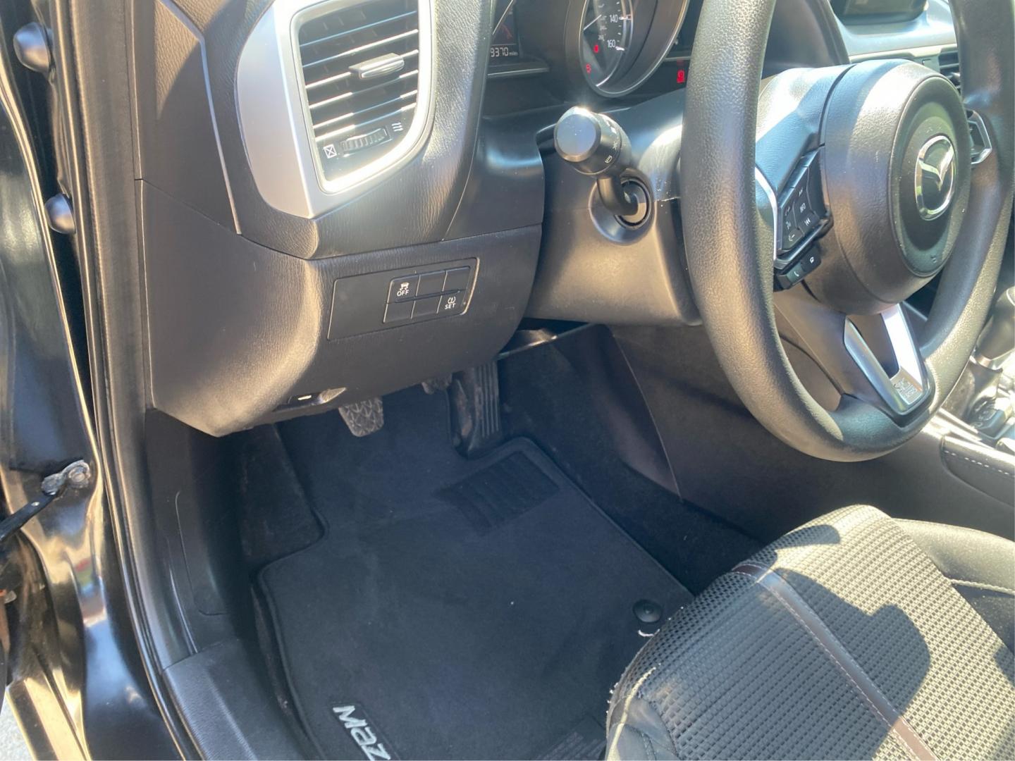 2017 BLACK MAZDA 3 SPORT (3MZBN1U71HM) with an 2.0L engine, Automatic transmission, located at 908 SE 14th Street, Des Moines, IA, 50317, (515) 281-0330, 41.580303, -93.597046- Photo#17