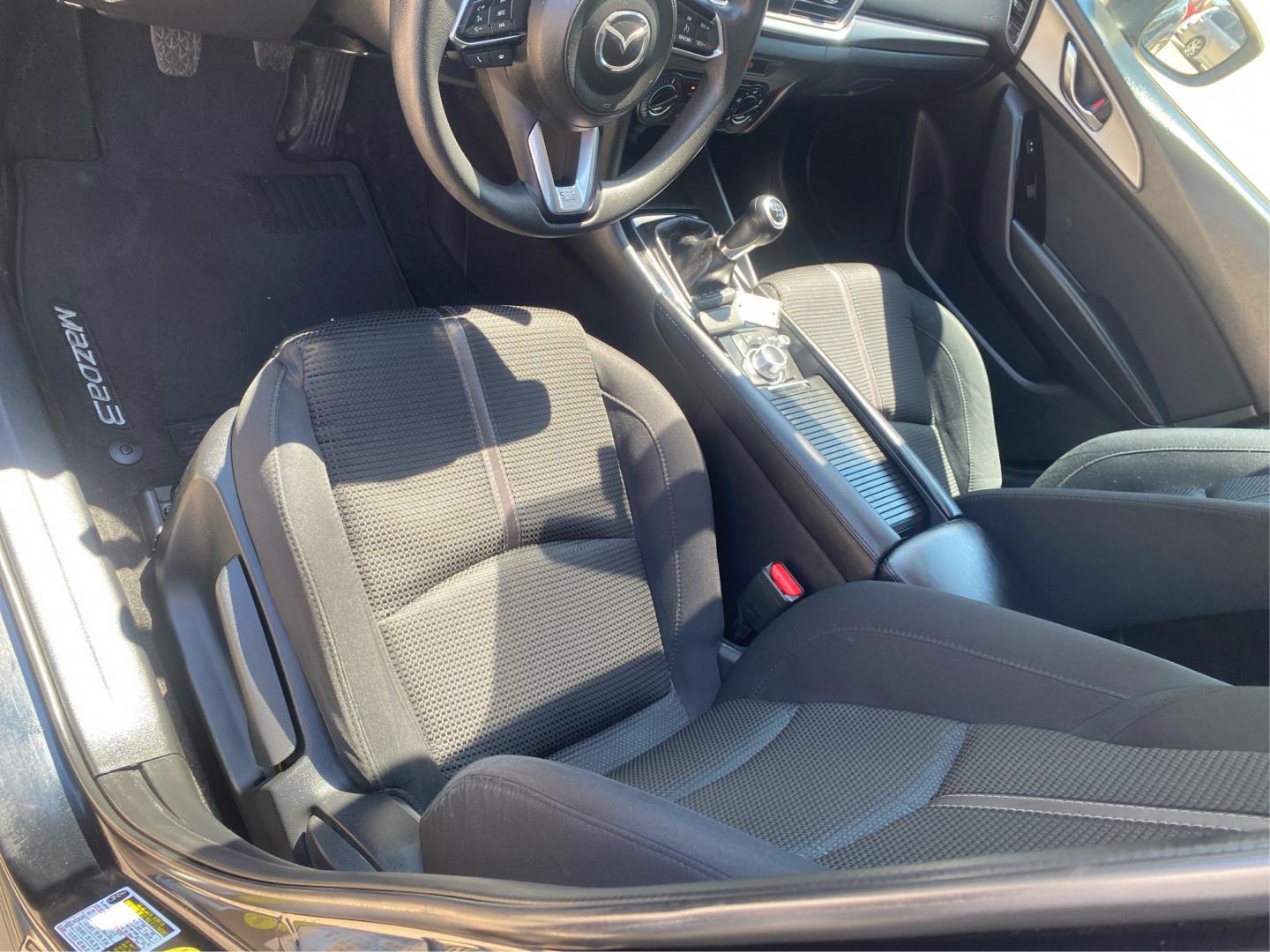 2017 BLACK MAZDA 3 SPORT (3MZBN1U71HM) with an 2.0L engine, Automatic transmission, located at 908 SE 14th Street, Des Moines, IA, 50317, (515) 281-0330, 41.580303, -93.597046- Photo#18