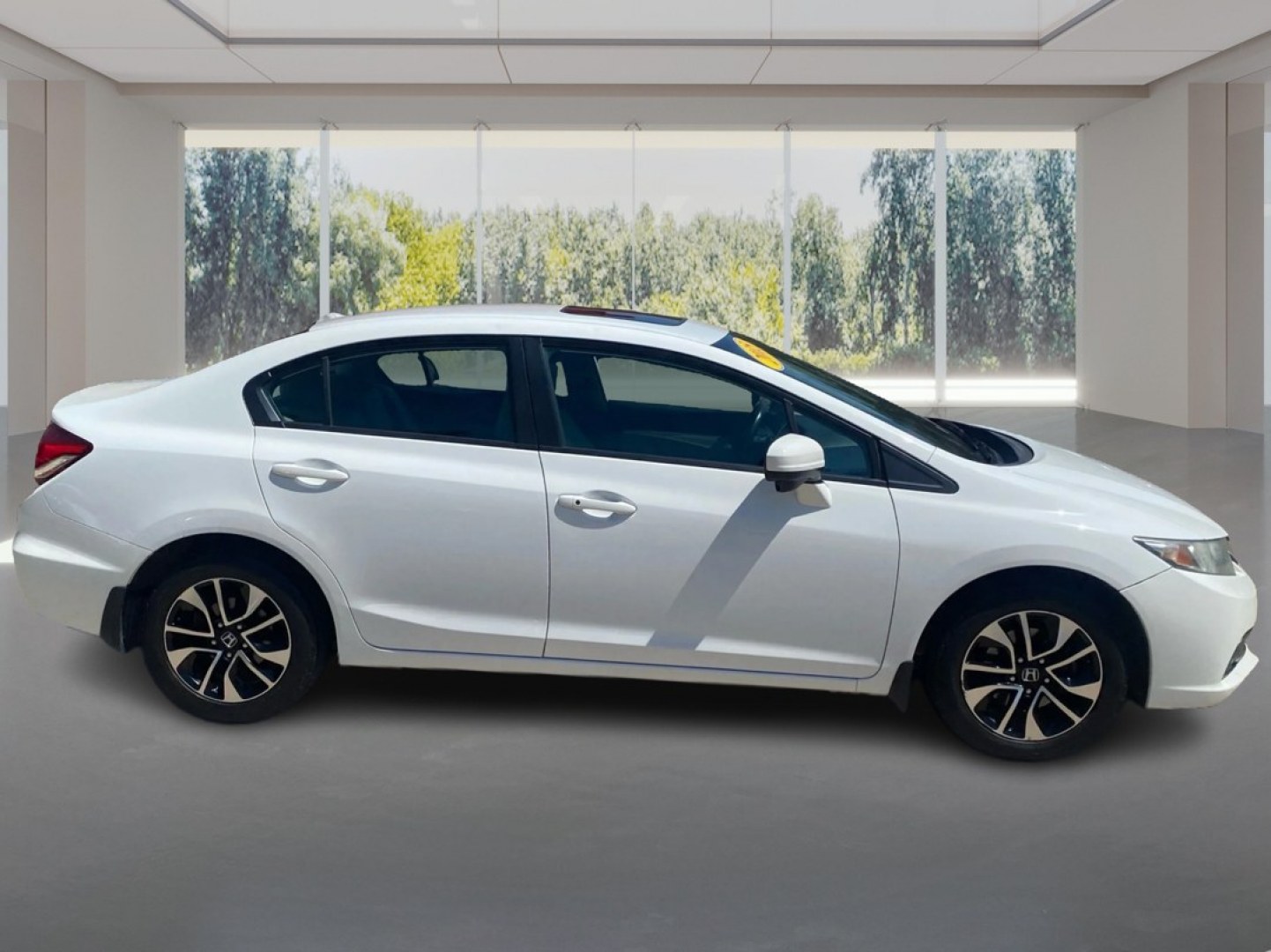 2015 WHITE HONDA CIVIC EX (19XFB2F88FE) with an 1.8L engine, Continuously Variable transmission, located at 908 SE 14th Street, Des Moines, IA, 50317, (515) 281-0330, 41.580303, -93.597046- Photo#1