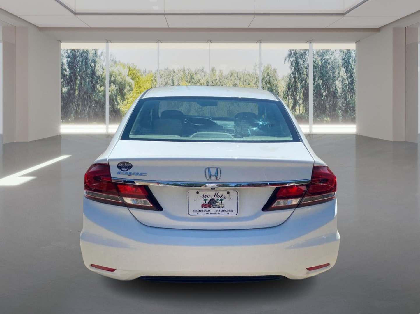 2015 WHITE HONDA CIVIC EX (19XFB2F88FE) with an 1.8L engine, Continuously Variable transmission, located at 908 SE 14th Street, Des Moines, IA, 50317, (515) 281-0330, 41.580303, -93.597046- Photo#3