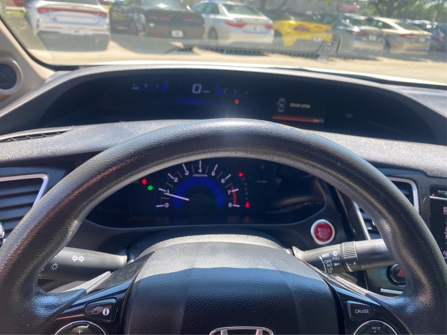 2015 WHITE HONDA CIVIC EX (19XFB2F88FE) with an 1.8L engine, Continuously Variable transmission, located at 908 SE 14th Street, Des Moines, IA, 50317, (515) 281-0330, 41.580303, -93.597046- Photo#15