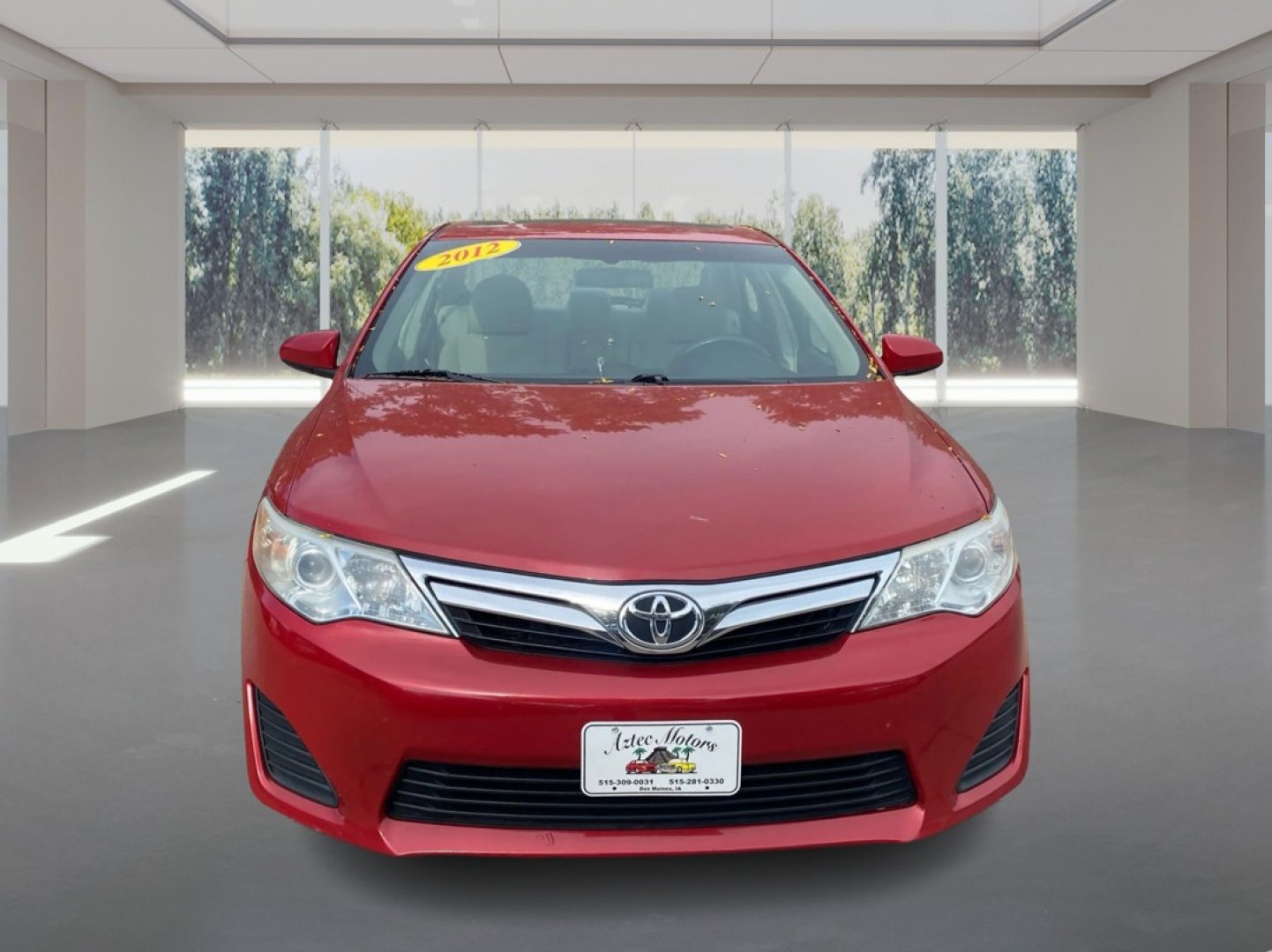 2012 RED TOYOTA CAMRY LE (4T4BF1FK5CR) with an 2.5L engine, Automatic transmission, located at 908 SE 14th Street, Des Moines, IA, 50317, (515) 281-0330, 41.580303, -93.597046- Photo#6
