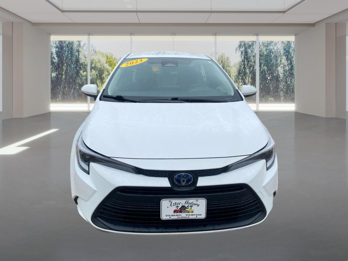 2023 WHITE TOYOTA COROLLA LE (JTDBCMFE8PJ) with an 1.8L engine, Continuously Variable transmission, located at 908 SE 14th Street, Des Moines, IA, 50317, (515) 281-0330, 41.580303, -93.597046- Photo#6