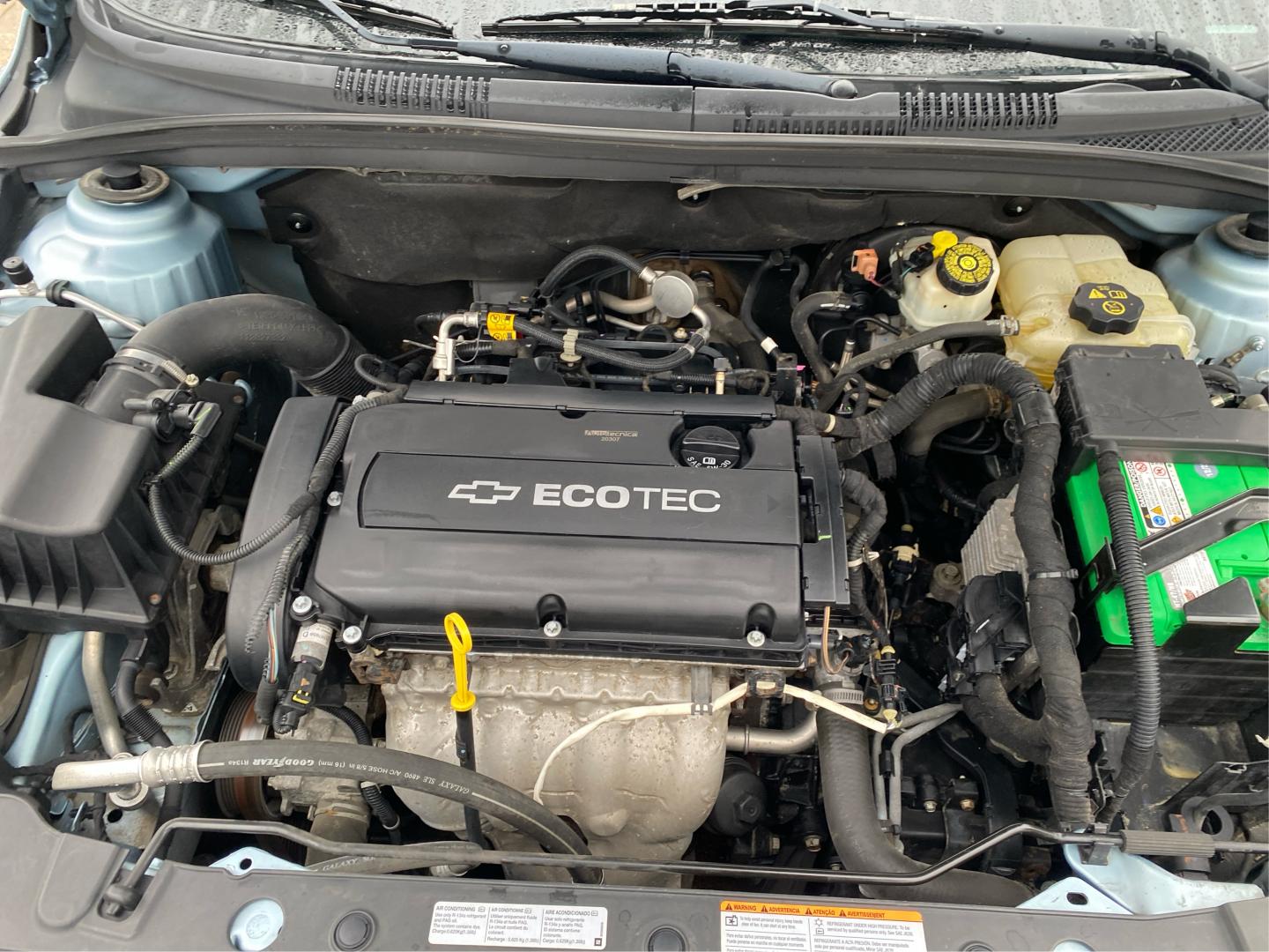2012 BLUE CHEVROLET CRUZE LS (1G1PC5SH8C7) with an 1.8L engine, Automatic transmission, located at 908 SE 14th Street, Des Moines, IA, 50317, (515) 281-0330, 41.580303, -93.597046- Photo#10