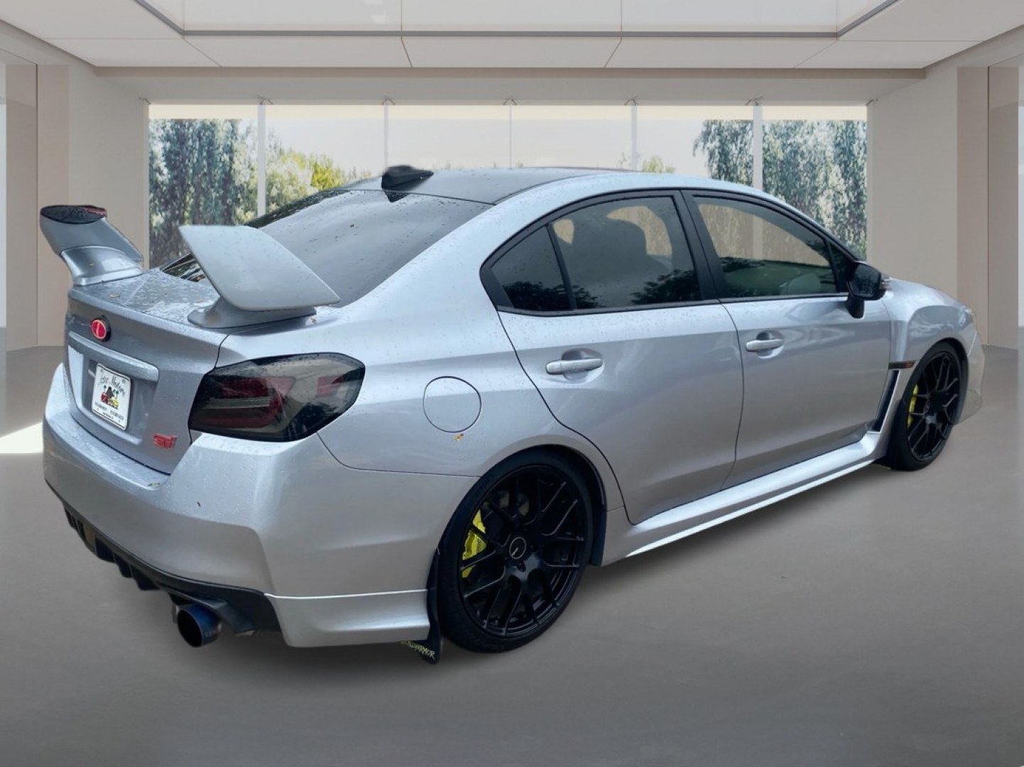2019 SILVER SUBARU WRX STI (JF1VA2S68K9) with an 2.5L engine, 6-Speed Manual transmission, located at 908 SE 14th Street, Des Moines, IA, 50317, (515) 281-0330, 41.580303, -93.597046- Photo#2