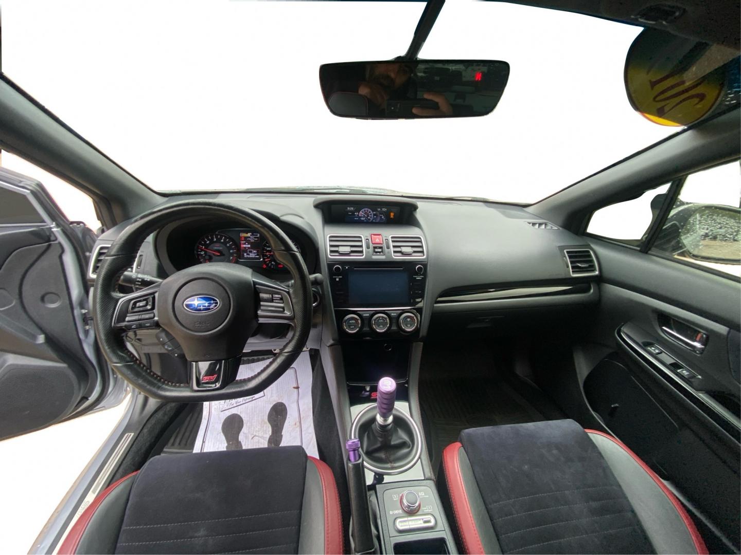 2019 SILVER SUBARU WRX STI (JF1VA2S68K9) with an 2.5L engine, 6-Speed Manual transmission, located at 908 SE 14th Street, Des Moines, IA, 50317, (515) 281-0330, 41.580303, -93.597046- Photo#22