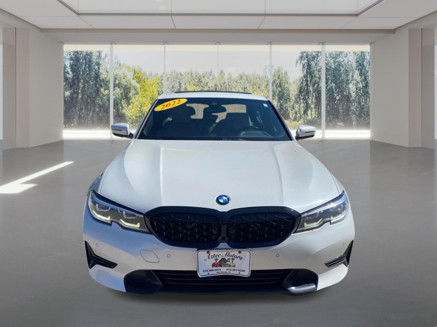 2022 WHITE BMW 330XI (3MW5R7J03N8) with an 2.0L engine, Automatic transmission, located at 908 SE 14th Street, Des Moines, IA, 50317, (515) 281-0330, 41.580303, -93.597046- Photo#6