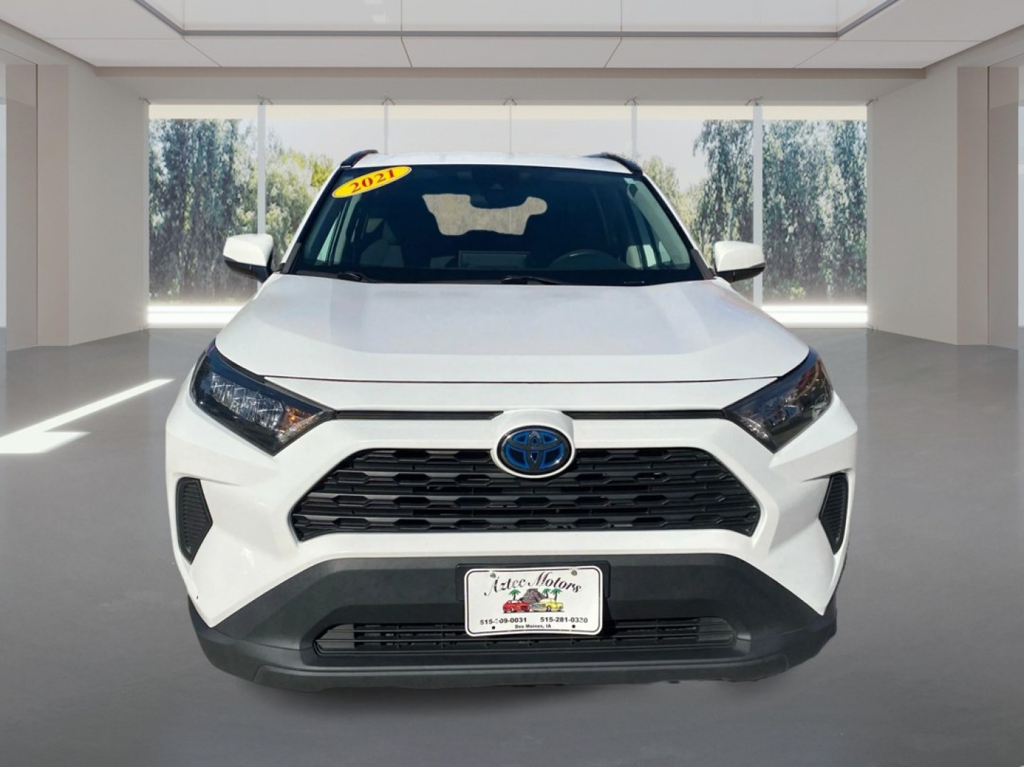 2021 WHITE TOYOTA RAV4 LE (4T3M6RFV2MU) with an 2.5L engine, Automatic transmission, located at 908 SE 14th Street, Des Moines, IA, 50317, (515) 281-0330, 41.580303, -93.597046- Photo#6