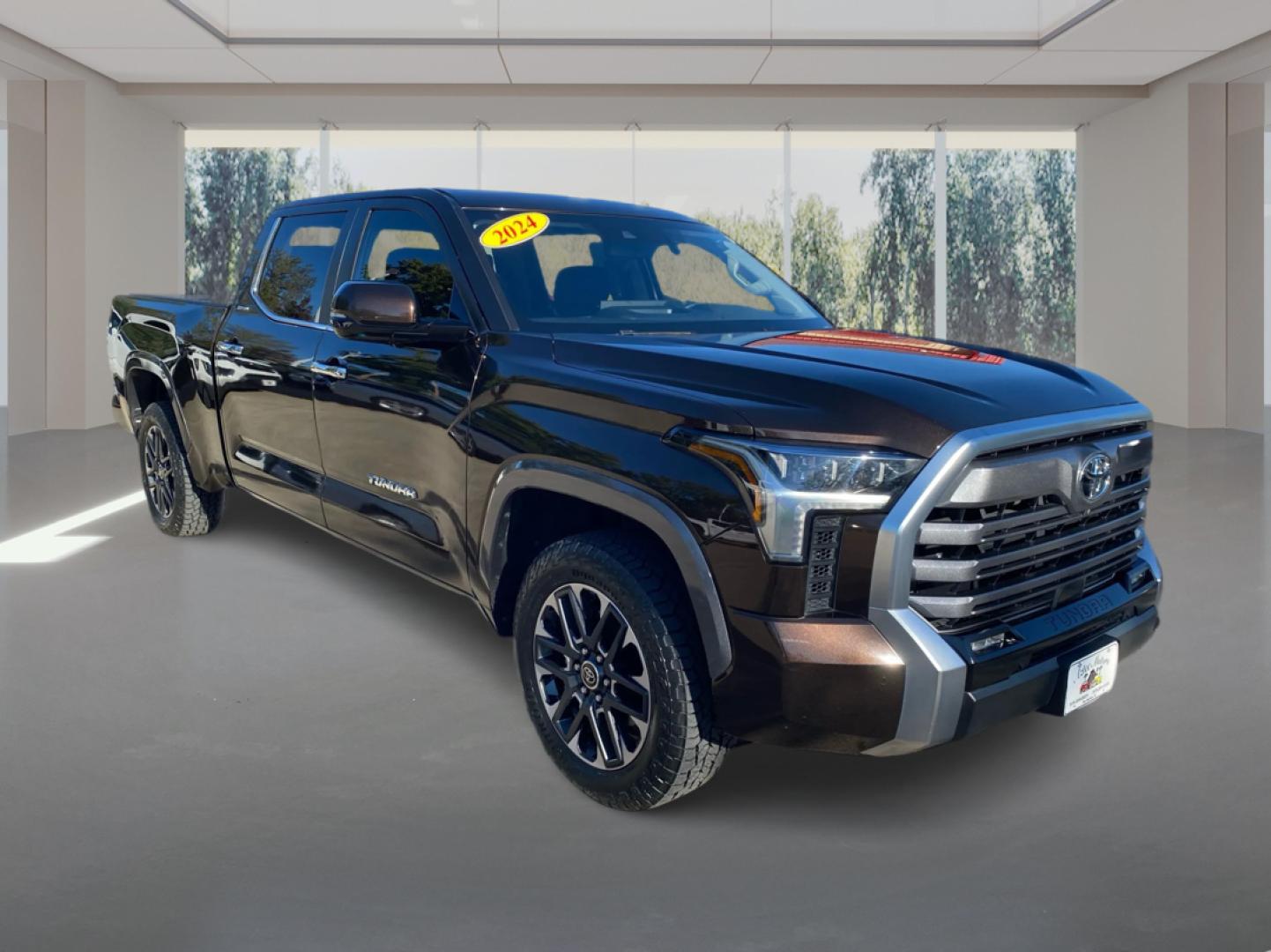 2024 BROWN TOYOTA TUNDRA CREWMAX LIMITED (5TFJA5EC7RX) with an 3.4L engine, Automatic transmission, located at 908 SE 14th Street, Des Moines, IA, 50317, (515) 281-0330, 41.580303, -93.597046- Photo#0