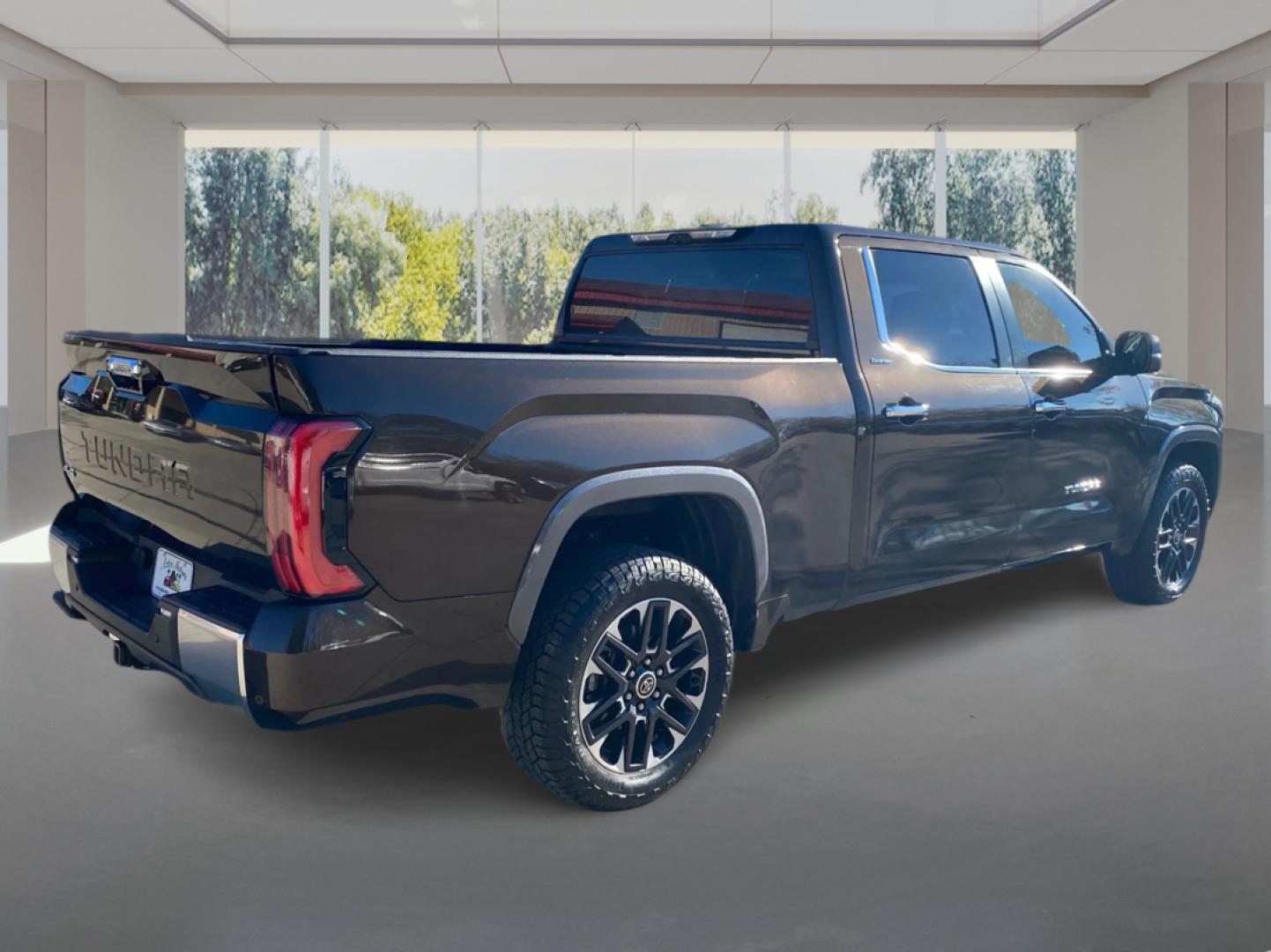2024 BROWN TOYOTA TUNDRA CREWMAX LIMITED (5TFJA5EC7RX) with an 3.4L engine, Automatic transmission, located at 908 SE 14th Street, Des Moines, IA, 50317, (515) 281-0330, 41.580303, -93.597046- Photo#2