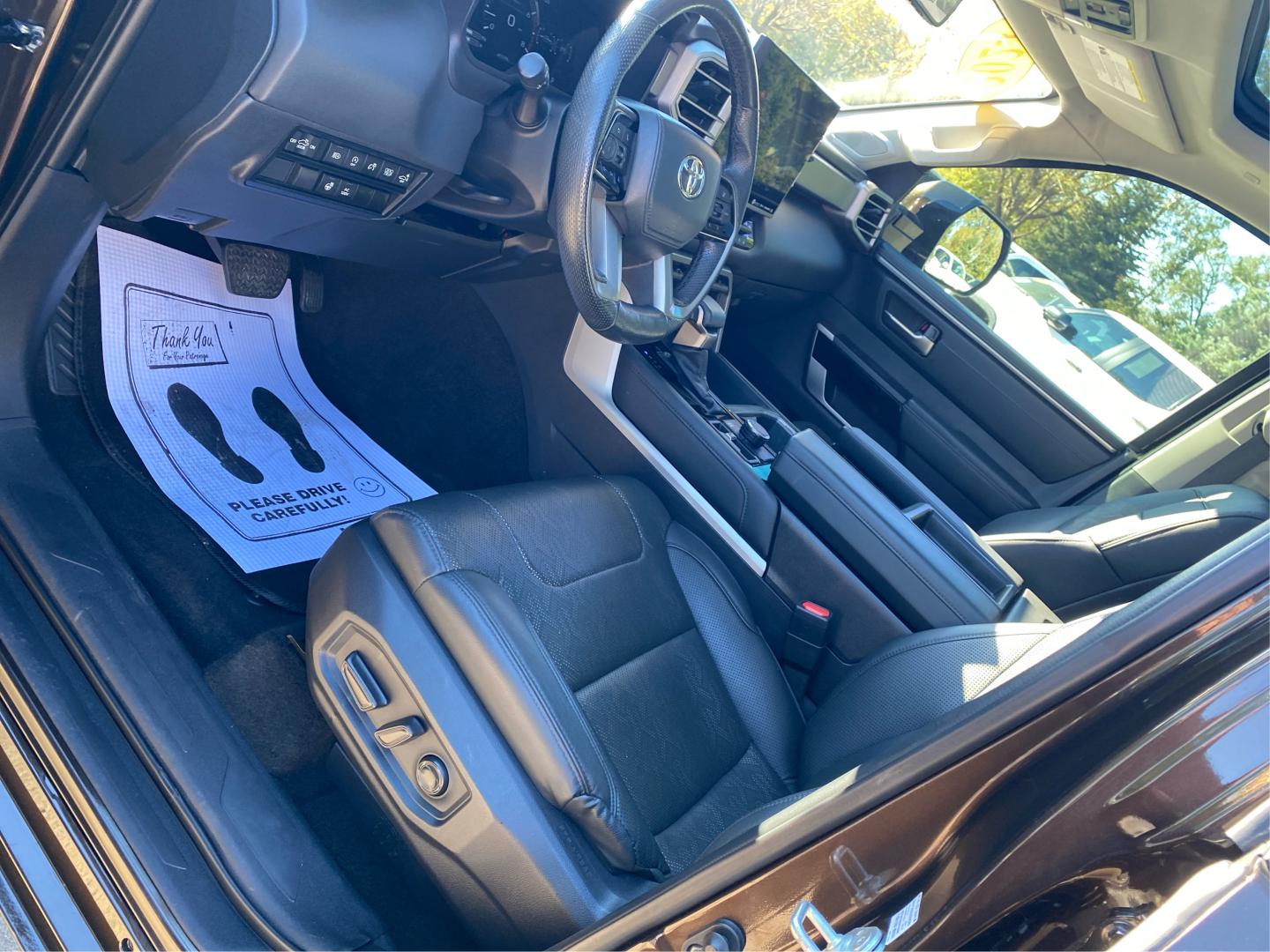 2024 BROWN TOYOTA TUNDRA CREWMAX LIMITED (5TFJA5EC7RX) with an 3.4L engine, Automatic transmission, located at 908 SE 14th Street, Des Moines, IA, 50317, (515) 281-0330, 41.580303, -93.597046- Photo#17