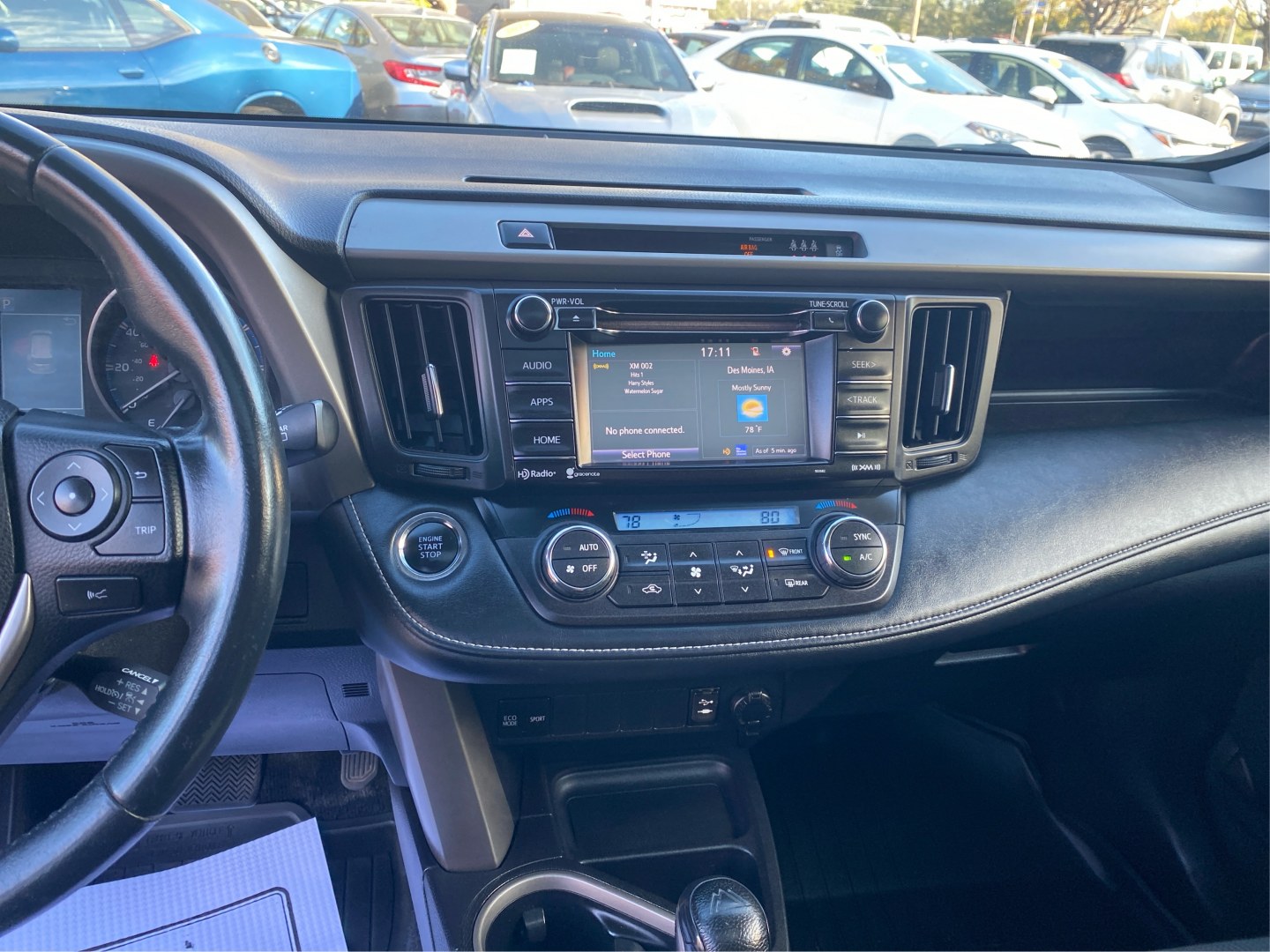 2018 BLACK TOYOTA RAV4 ADVENTURE (2T3RFREV5JW) with an 2.5L engine, Automatic transmission, located at 908 SE 14th Street, Des Moines, IA, 50317, (515) 281-0330, 41.580303, -93.597046- Photo#13